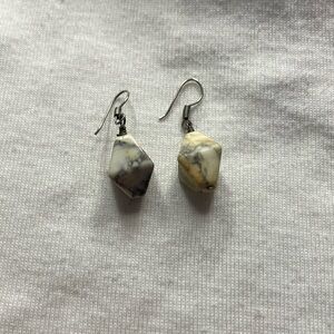 Stone earrings
